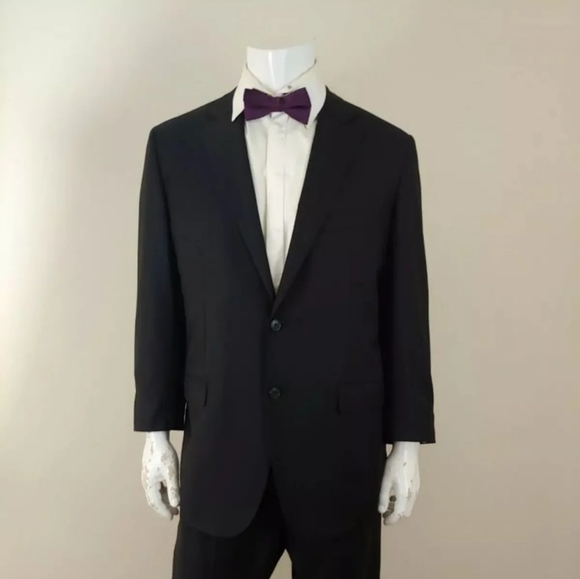 Belvest Carroll & Co. Black Suit Size 46